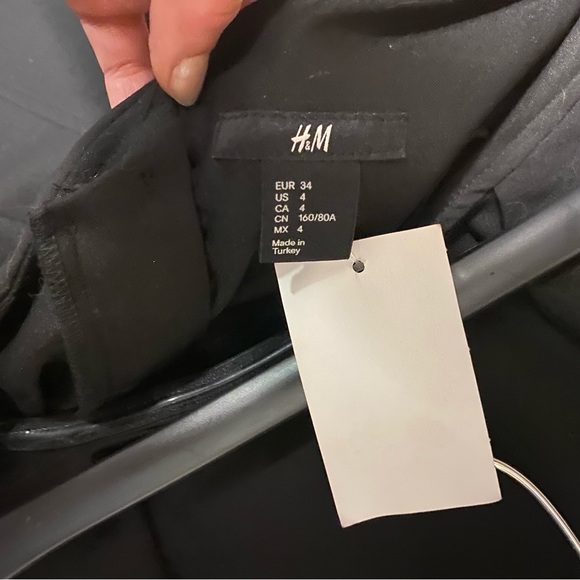 H&M Dresses Hm Asymmetrical Black Dress Poshmark